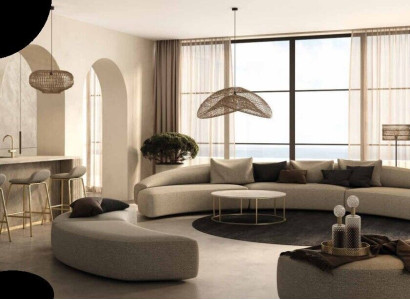 Corner sofa U-shape xxl Sofas Living landscape Sofa Suite 3-piece. Sofas Round Couches